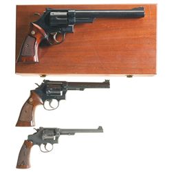 Three Smith & Wesson Double Action Revolvers -A) Smith & Wesson Model 29-2 Revolver with Case