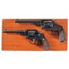 Image 1 : Two Revolvers -A) Cased Hopkins & Allen XL No. 8 Single Action Revolver