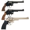 Image 2 : Collector's Lot of Three Smith & Wesson Double Action Revolvers -A) Smith & Wesson Model 17 K-22 Mas