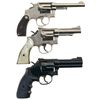 Image 2 : Three Smith & Wesson Double Action Revolvers -A) Smith & Wesson .38 Hand Ejector Military & Police 1
