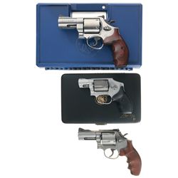Three Smith & Wesson Double Action Revolvers -A) Smith & Wesson Model 629 Revolver with Original Cas