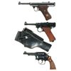 Image 1 : Two Hand Guns and One Air Pistol -A) Haenel Model 28 Air Pistol with Box