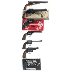 Seven Revolvers -A) Connecticut Valley Arms Model 1860 Army Single Action Revolver