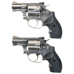 Two Smith & Wesson Double Action Revolvers -A) Smith & Wesson Model 63 Revolver
