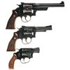 Image 2 : Three Smith & Wesson Double Action Revolvers -A) Smith & Wesson Model K-38 Masterpiece Revolver