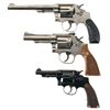 Image 1 : Three Smith & Wesson Double Action Revolvers -A) Smith & Wesson 32-20 Hand Ejector Model 1902 Revolv