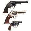 Image 2 : Three Smith & Wesson Double Action Revolvers -A) Smith & Wesson Pre-Model 14 K38 Masterpiece Revolve