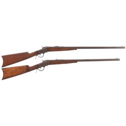 Collector's Lot of Two Winchester Model 1885 Rifles -A) Winchester Model 1885 Low Wall Rifle
