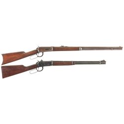 Two Winchester Lever Action Long Guns -A) Winchester Model 1894 Rifle