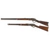 Image 2 : Two Lever Action Rifles -A) Winchester Second Model 1873 Rifle