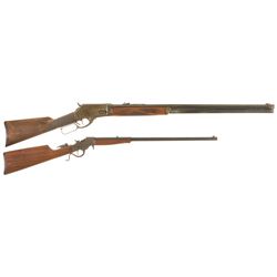 Two Rifles -A) Marlin Model 1881 Lever Action Rifle