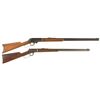 Image 1 : Two Lever Action Rifles -A) Marlin Model 1893 Rifle