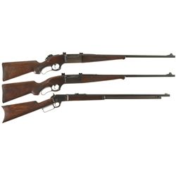 Three Lever Action Rifles -A) Savage Model 99 Rifle