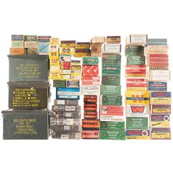 12 Ammunition Cans with Assorted Vintage Ammunition