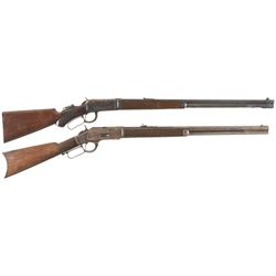 Two Winchester Lever Action Rifles -A) Winchester Model 1894 Deluxe Takedown Rifle