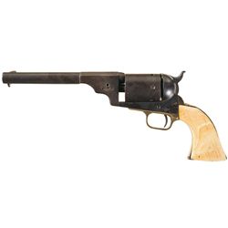 Colt Third Model Dragoon with Ivory Grip and Cartridge Conversion