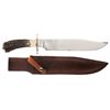 Image 1 : Voorhis Bowie Knife with Part-Ivory Hilt and Sheath
