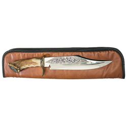 Large Custom Engraved Knife