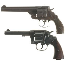 Two Double Action Revolvers -A) Smith & Wesson .44 Revolver