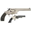 Image 2 : Two Smith & Wesson Revolvers -A) Smith & Wesson Number 3 2nd Model Single Action Revolver