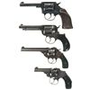 Image 1 : Four Double Action Revolvers -A) Iver Johnson Model 55A Target Revolver