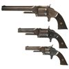 Image 2 : Collector's Lot of Three Cased Antique Smith & Wesson Single Action Revolvers -A) Smith & Wesson Mod