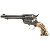 Image 1 : Antique First Generation Colt Frontier Six Shooter Single Action Army Revolver with Stag Grips and F