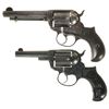 Image 1 : Collector's Lot of Two Colt Model 1877 Double Action Revolvers -A) Colt Model 1877 Thunderer Revolve