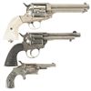 Image 2 : Three Revolvers -A) Remington Model 1888 Transition Single Action Army Revolver