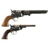 Image 1 : Collector's Lot of Two Colt Revolvers -A) Colt Model 1851 Navy Percussion Revolver