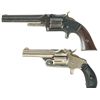 Image 2 : Two Antique Smith & Wesson Single Action Revolvers -A) Smith & Wesson Model No. 2 Army Revolver