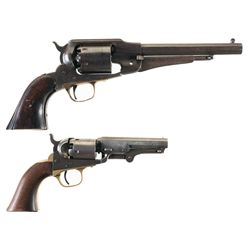 Two Percussion Revolvers -A) Remington New Model Revolver
