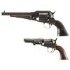 Image 2 : Two Percussion Revolvers -A) Remington New Model Revolver