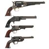 Image 1 : Four Antique Revolvers -A) U.S. Inspected Remington New Model Army Revolver