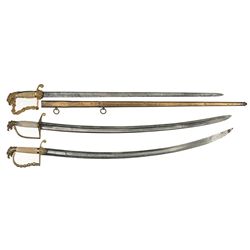 Three Eagle Head Pommel Swords