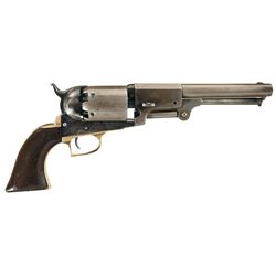Desirable Colt Second Model Dragoon Percussion Revolver with Inscribed Backstrap