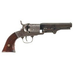 Scarce Bacon Arms Pocket First Model Percussion Revolver