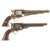 Image 1 : Two Percussion Revolvers -A) U.S. Inspected Remington New Model Army Revolver