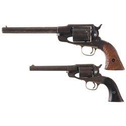 Collector's Lot of Two Antique Remington Revolvers -A) Remington New Model Army Conversion Revolver