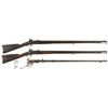 Image 1 : Collector's Lot of Three Civil War Era Springfield Rifle-Muskets -A) Springfield Model 1861 Rifle-Mu