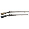 Image 1 : Two U.S. Percussion Rifles -A) Robbins & Lawrence Model 1841 Rifle Converted to 58 Caliber