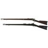 Image 2 : Two U.S. Springfield Breech-Loading Martial Rifles -A) U.S. Springfield Model 1871 Rolling Block Rif