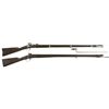 Image 1 : Two American Percussion Muskets -A) Whitney Model 1861 Rifle-Musket with Bayonet