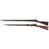 Image 2 : Two Antique U.S. Rifles -A) U.S. Springfield Model 1863 Percussion Rifle-Musket