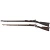Image 2 : Two Antique Rifles -A) U.S. Springfield Model 1879 Trapdoor Rifle