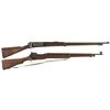 Image 1 : Two U.S. Bolt Action Rifles -A) Springfield Model 1898 Krag Rifle