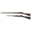 Image 2 : Collector's Lot of Two U.S. Springfield Trapdoor Long Arms -A) Springfield Model 1868 Rifle