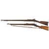 Image 2 : Two Rifles -A) U.S. Springfield Model 1868 Trapdoor Rifle