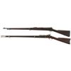 Image 2 : Collector's Lot of Two U.S. Springfield Rifles -A) Springfield Model 1896 Krag Bolt Action Rifle wit