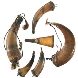 Six Powder Horns